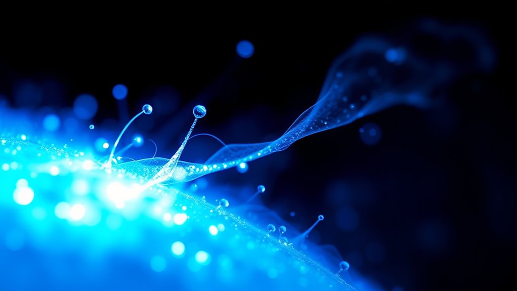 blue light during purging