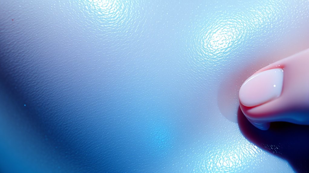 blue light effects on oily skin