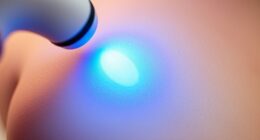 blue light soothes ingrown hairs
