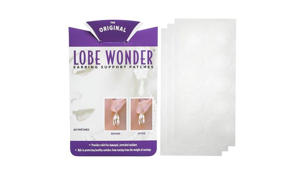 clear latex free ear patches