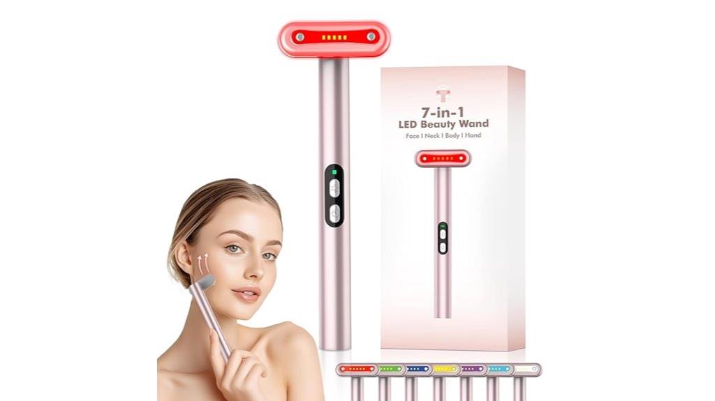 colorful led facial wand