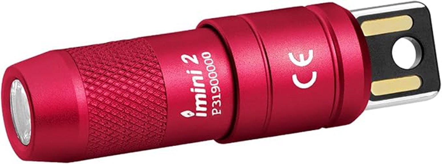 compact rechargeable keychain flashlight