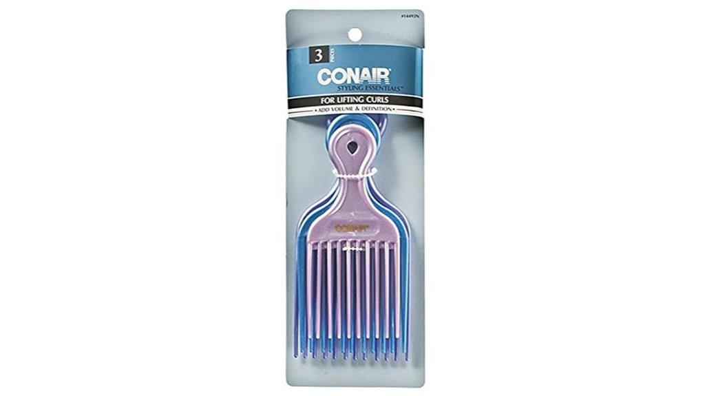 conair 3 piece hair combs
