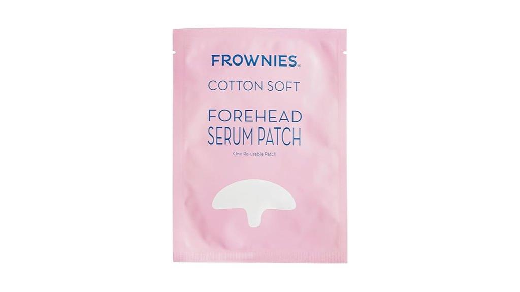 cotton forehead serum patch