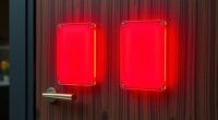 door mounted security panels