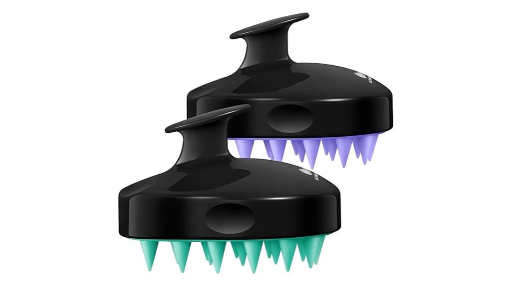 dual pack scalp massage brushes