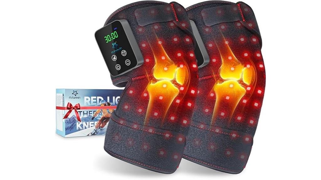 dual red light knee braces