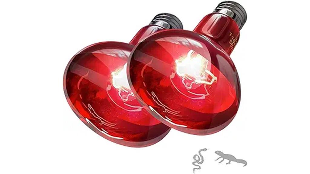 dual reptile heat lamps