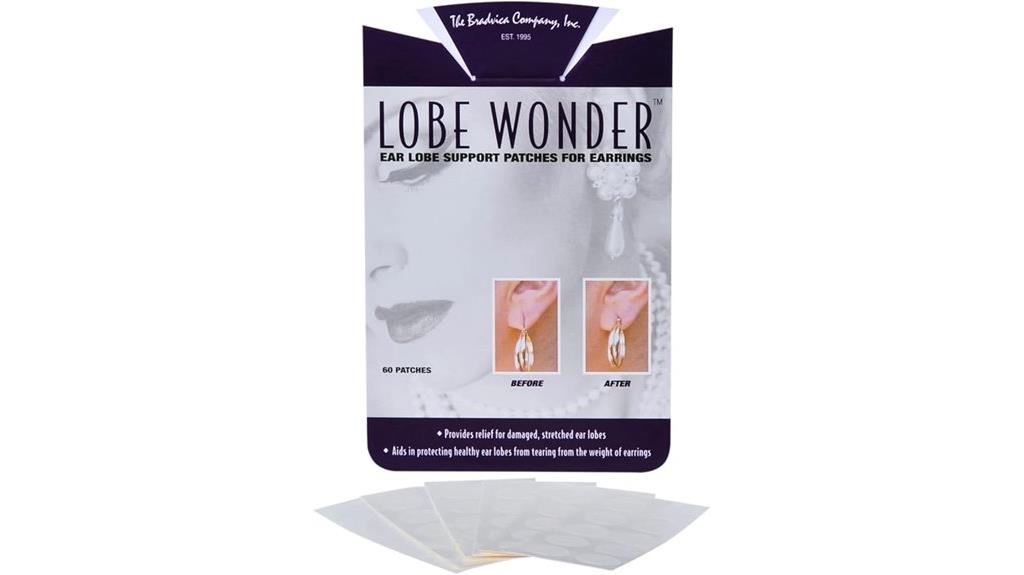 ear lobe support patches