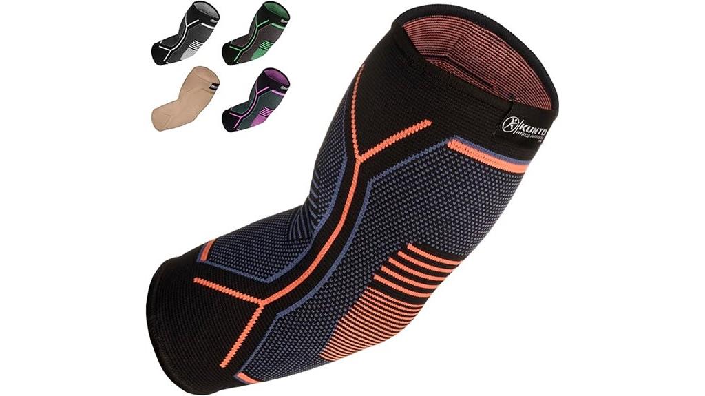 elbow compression support sleeve