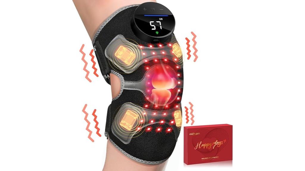enhanced red light knee brace