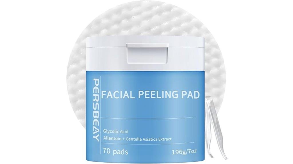 exfoliating facial toner pads