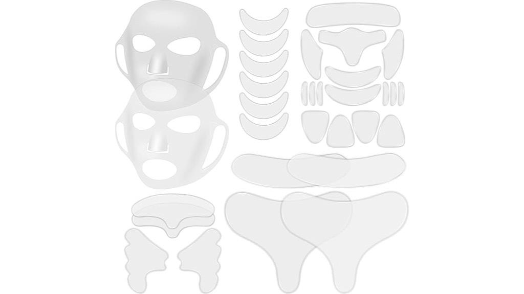 facial silicone mask set