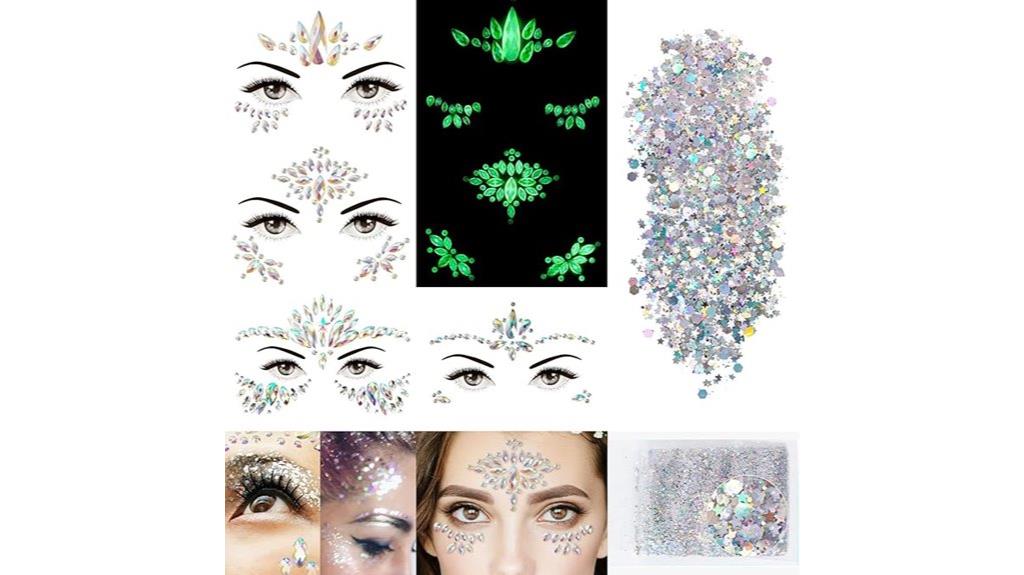 festival face gem sets