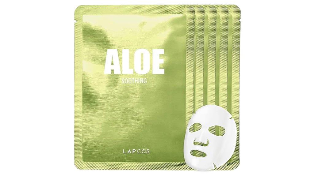 five aloe sheet masks