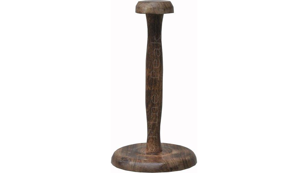 foldable wooden helmet stand