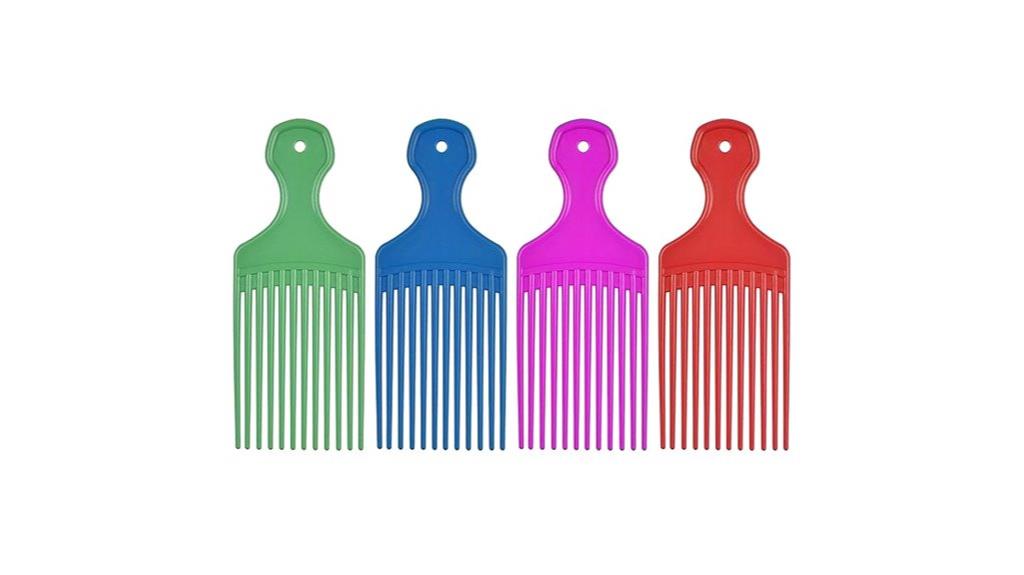 four piece hair comb set