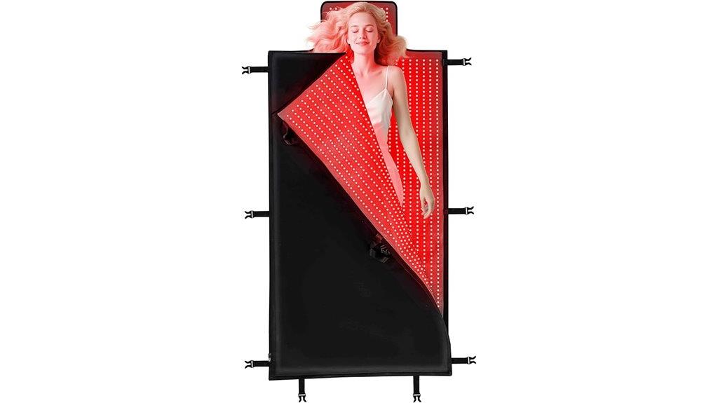 full body red light blanket