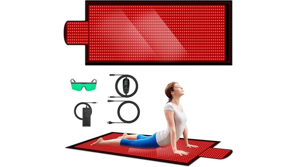 full body red light mat