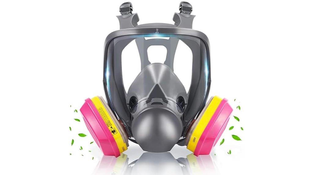 full face mask with filters