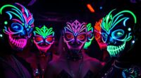 glamorous award show led masks