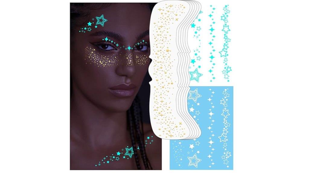 glow in the dark star patches