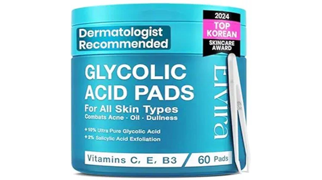 glycolic acid toner pads