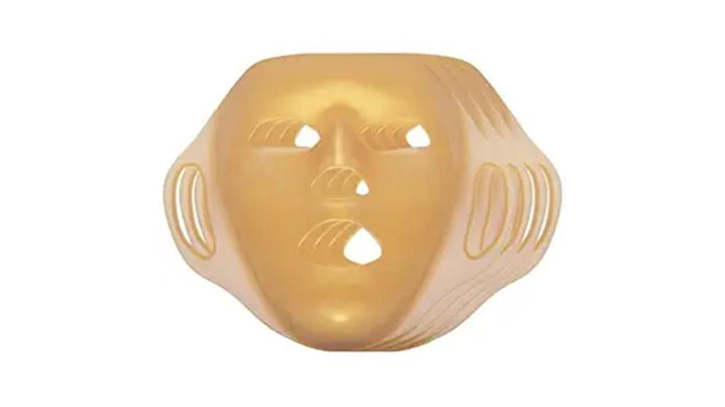 gold 3d face masks