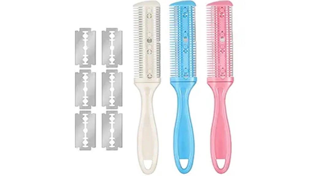 haircutting comb razor set