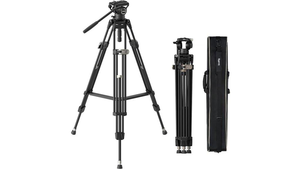 heavy duty video tripod system