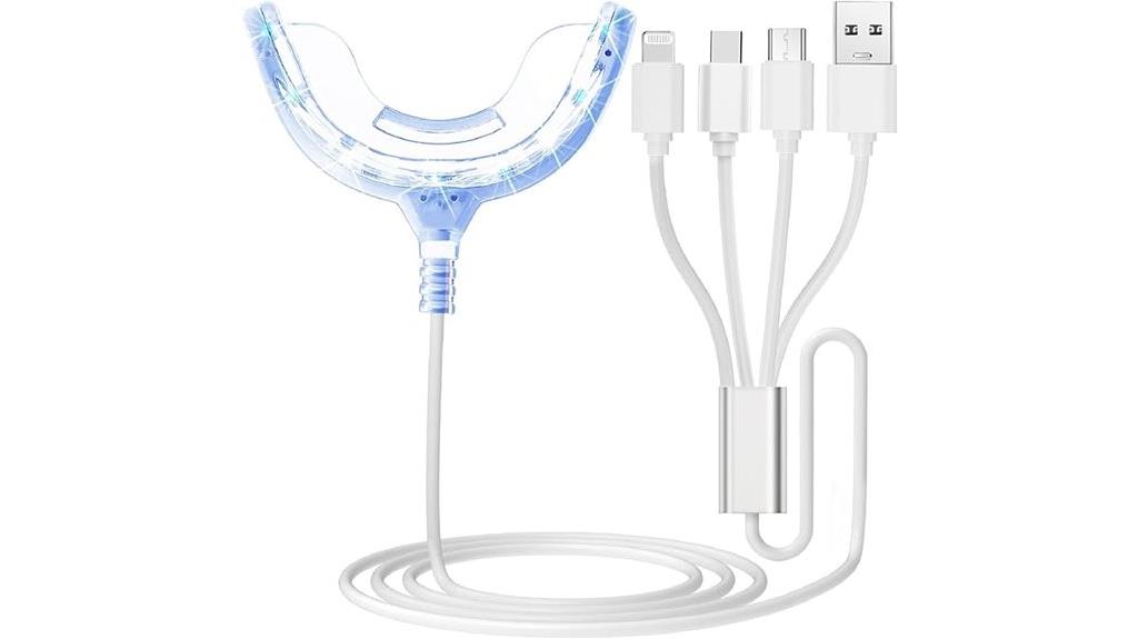 home blue led teeth whitening