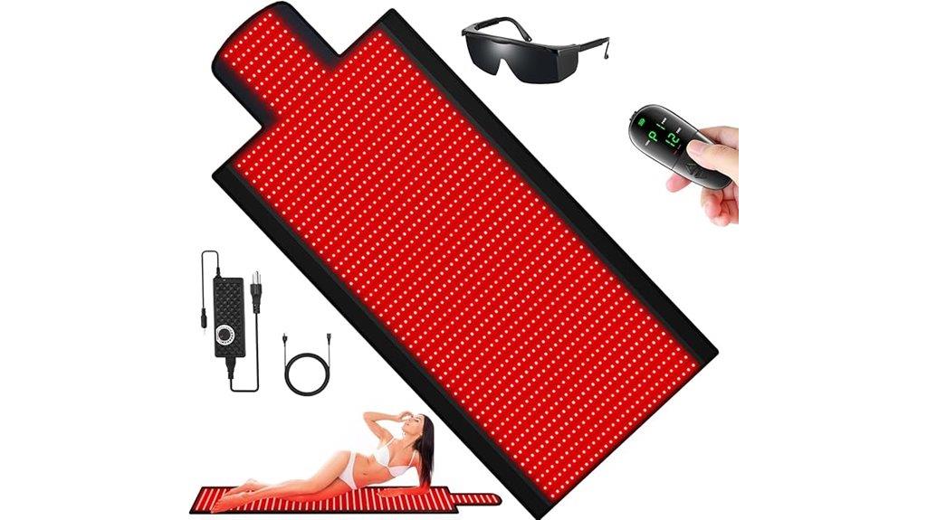 infrared therapy mat remote