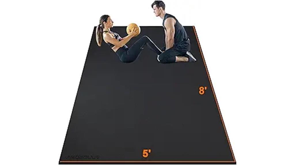 large 8x5 12x6 workout mat