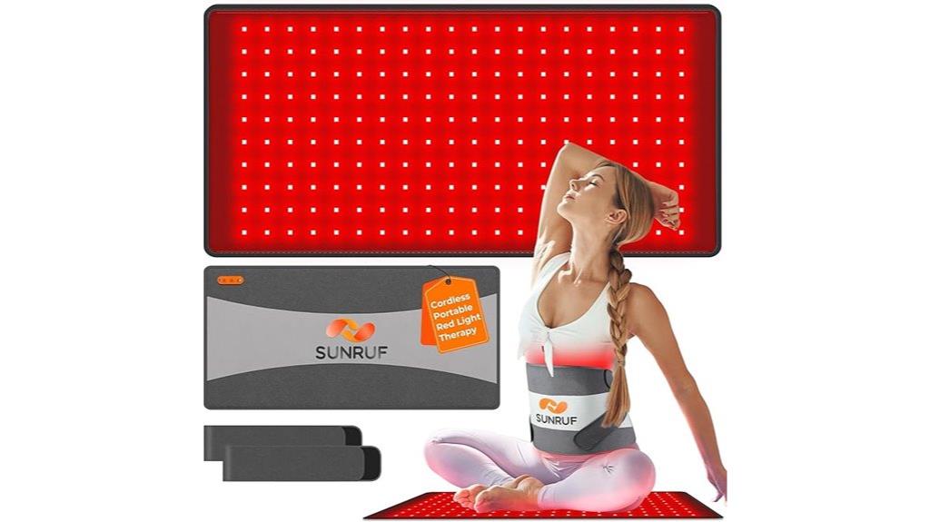 large cordless red light therapy