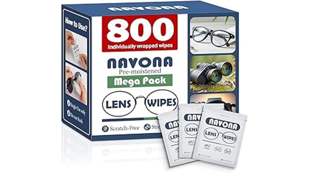 large pack lens wipes