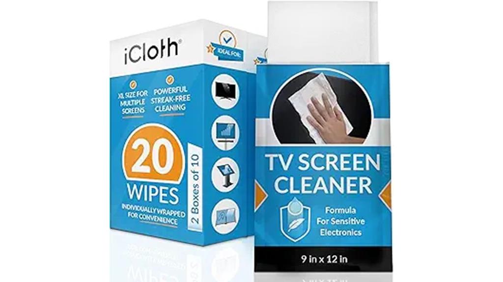 large screen cleaning wipes