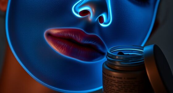 led and clay masks