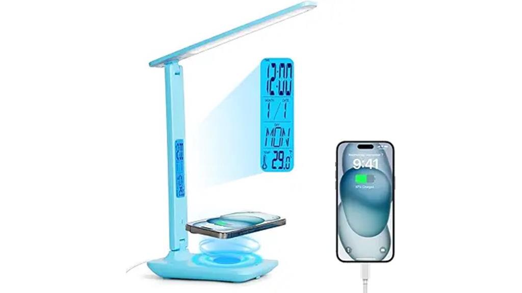 led desk lamp with charger