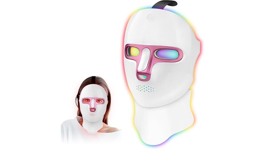 led face and neck mask
