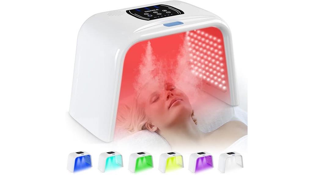 led face mask spray