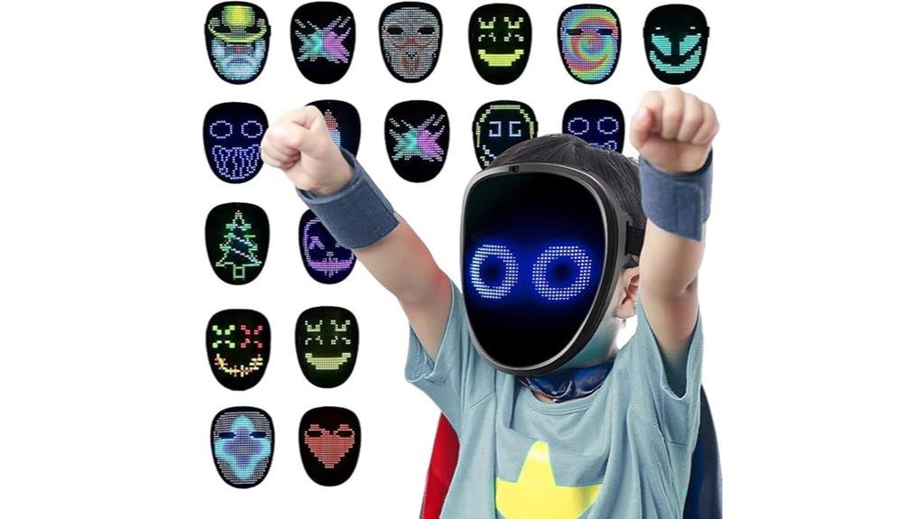 led gesture light mask