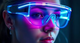 led light goggles guide