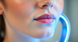 led therapy enhances dry skin