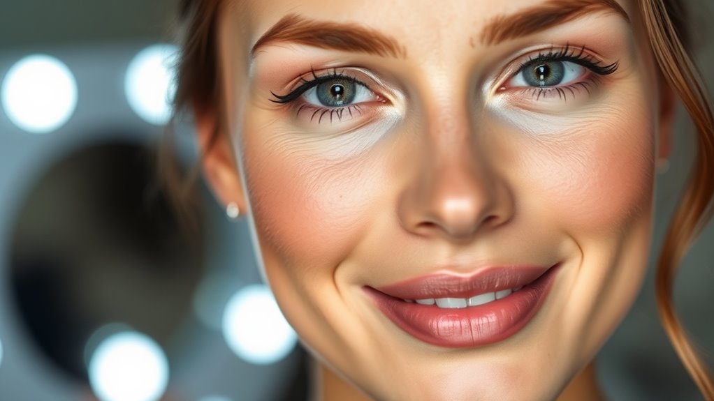 led therapy enhances skin