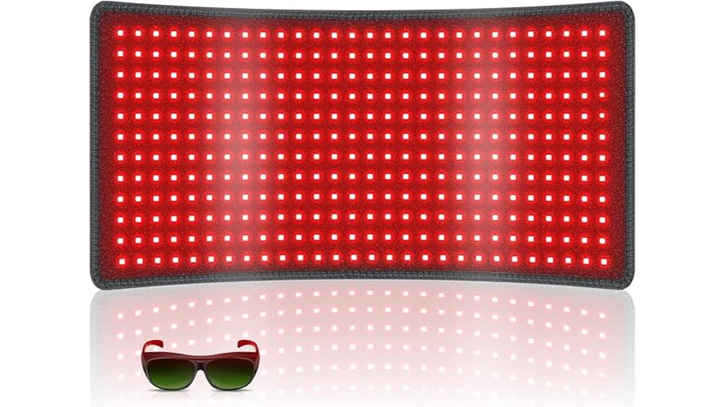 led therapy mat with smart features