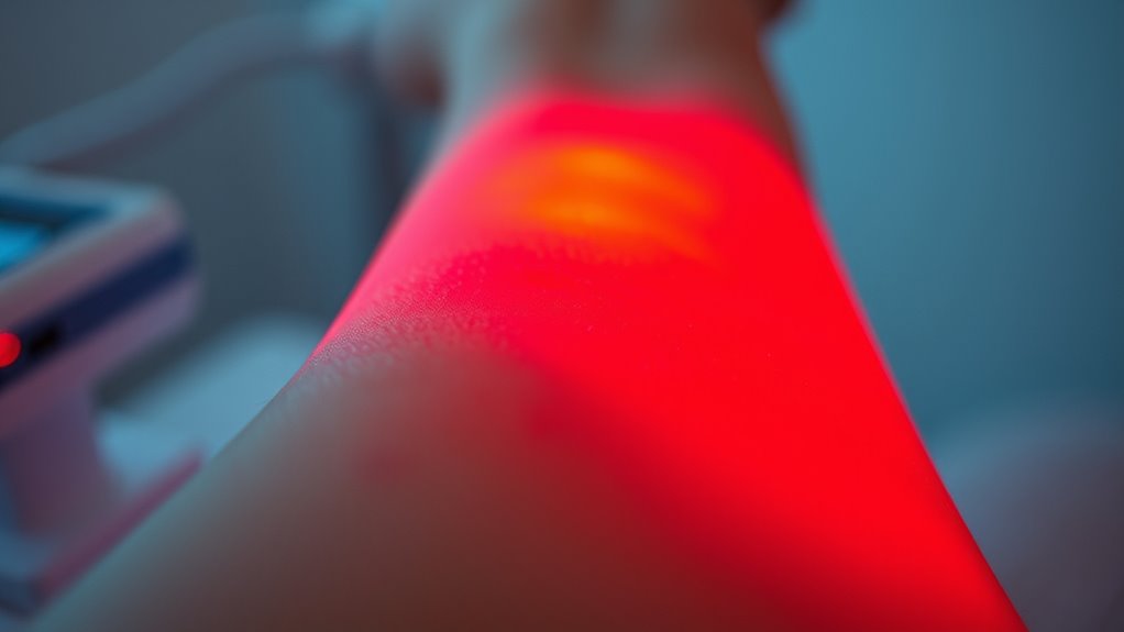 light therapy improves skin texture