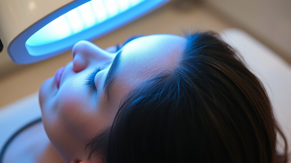 light therapy promotes scalp health