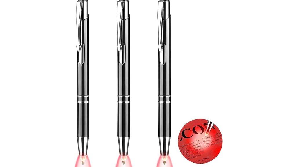 lighted tip pen set