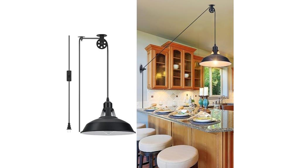 long cord pulley light
