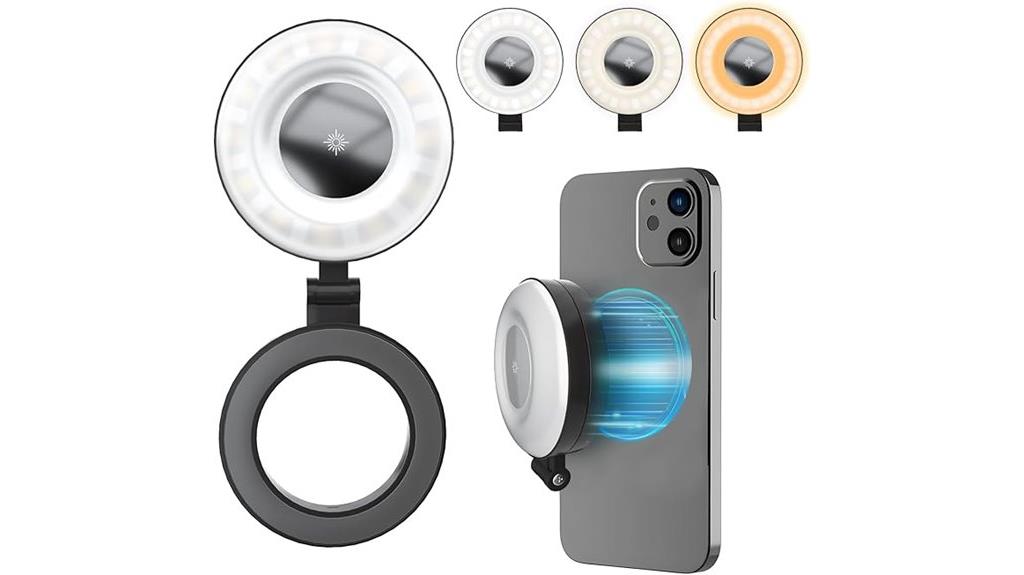 magnetic ring light for phones